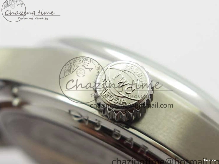 MIROTIME 0216 Portugieser Perpetual Calendar IW503301 V9F 1:1 Best Edition Silver Dial on Black Leather Strap A EyeCatching 7116